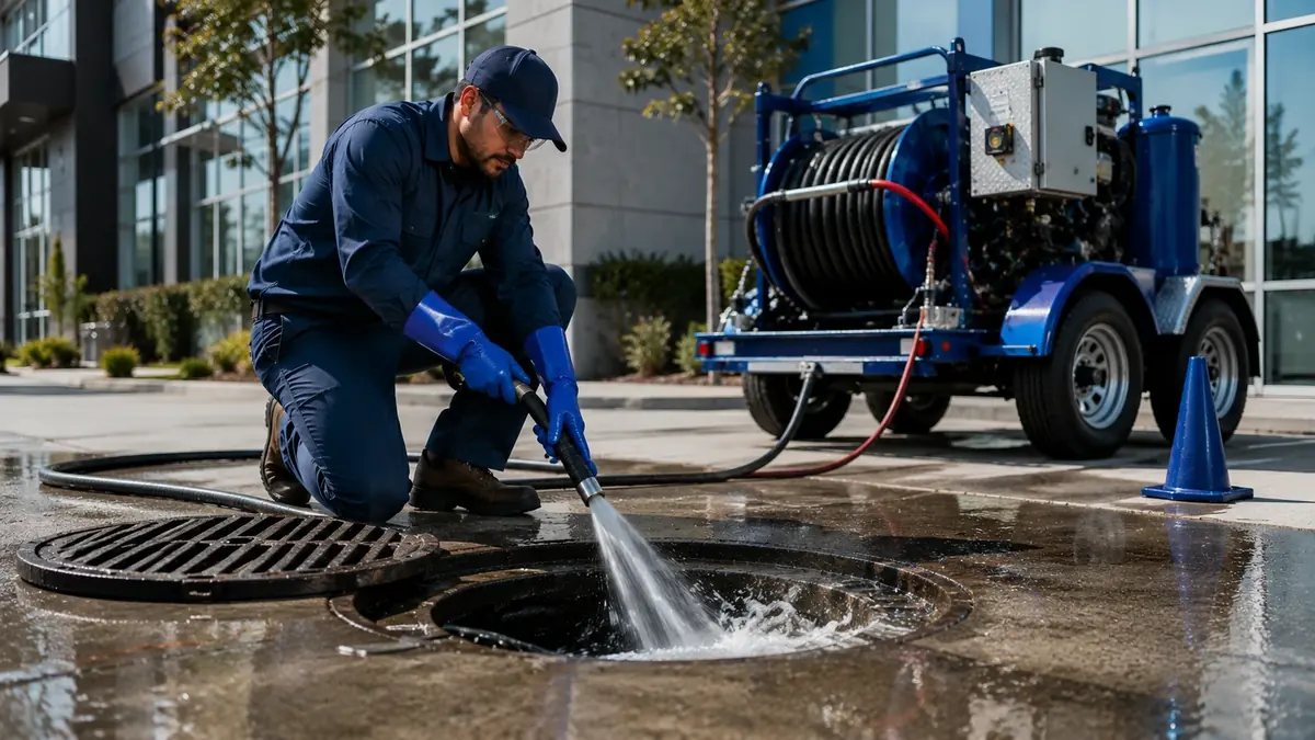 Commercial Hydro Jet Drain Cleaning in San Marcos