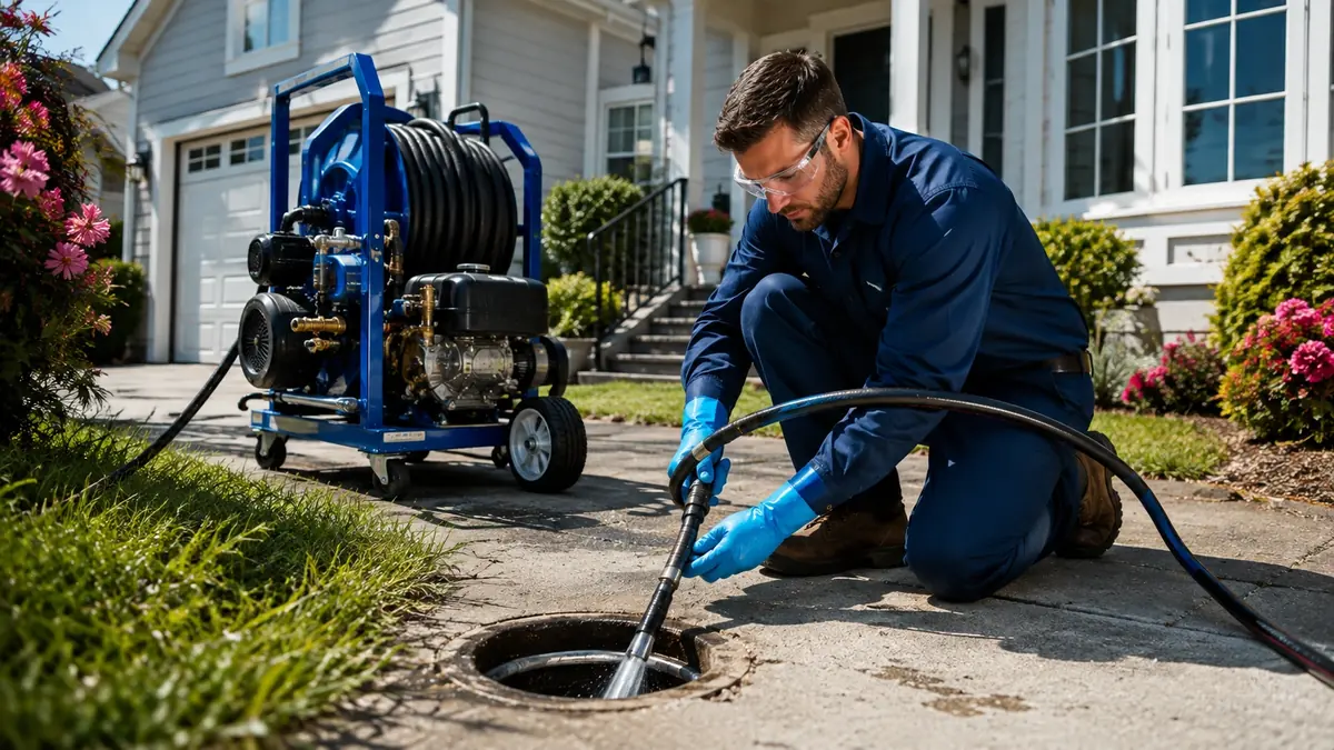 Residential Hydro Jet Drain Cleaning in San Marcos
