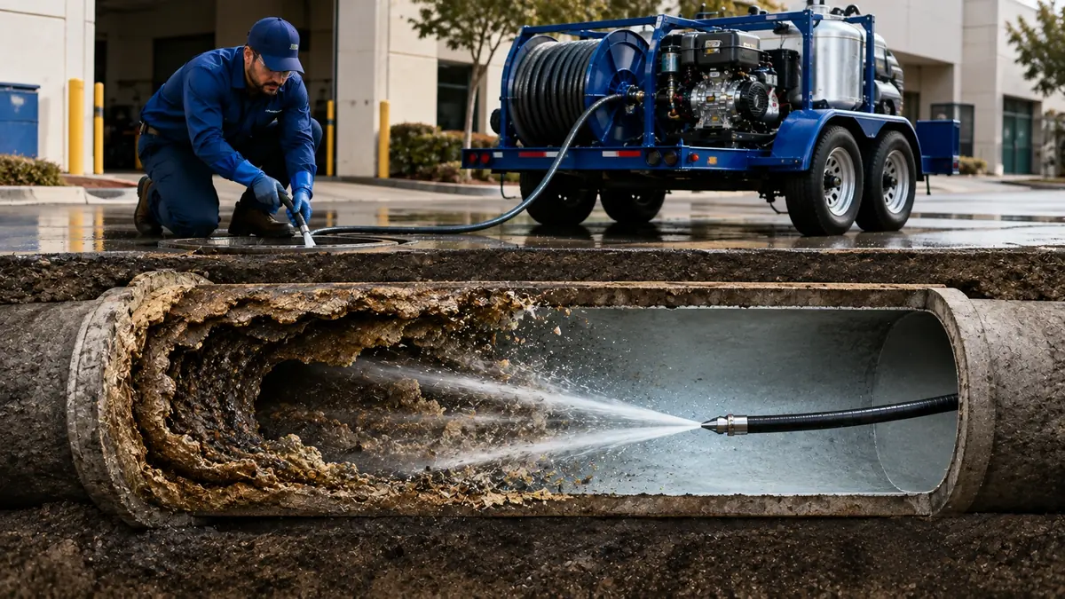 Sewer Pipe Descaling in San Marcos